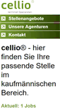 Mobile Screenshot of cellio.ch
